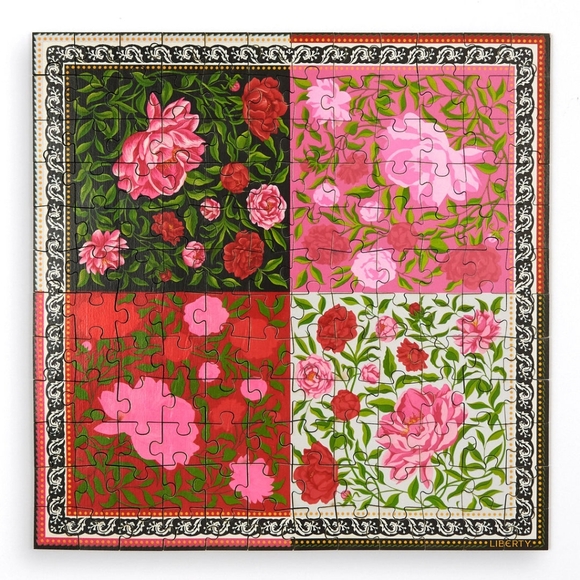 🌹 Liberty of London Aurora 144 Piece Wood Jigsaw Puzzle. New with tags! - Picture 3 of 8